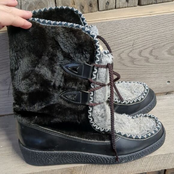 Vintage Snowland Cozy Winter Boots Women's Size 9 - Picture 3 of 12